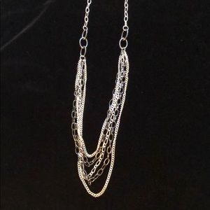 Multi-layer chain necklace
